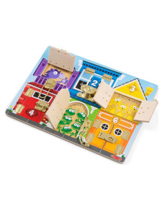 Tablero de Actividades de Madera Melissa & Doug 39x29 cm