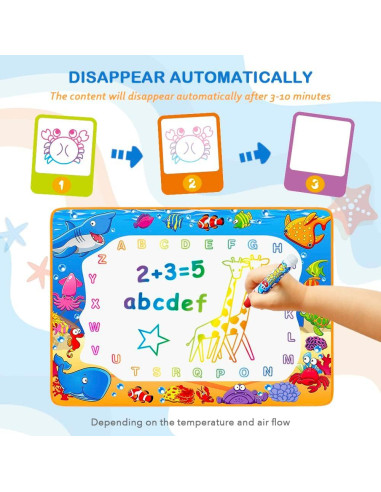 Alfombra de Dibujo de Agua Toyk 101,6x71,1cm Juguete Educativo