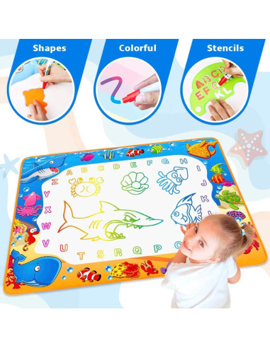Alfombra de Dibujo de Agua Toyk 101,6x71,1cm Juguete Educativo