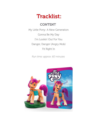 Tonies Mi Pequeño Pony Sunny Starscout Audio 60 min