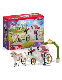 Carroza de Boda Schleich con Novios y Caballo Lipizzaner