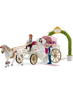 Carroza de Boda Schleich con Novios y Caballo Lipizzaner 2