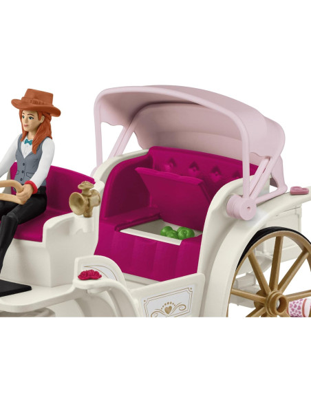 Carroza de Boda Schleich con Novios y Caballo Lipizzaner