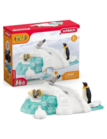 Pingüinos de Diversión Familiar Schleich 24.5x8.3 cm