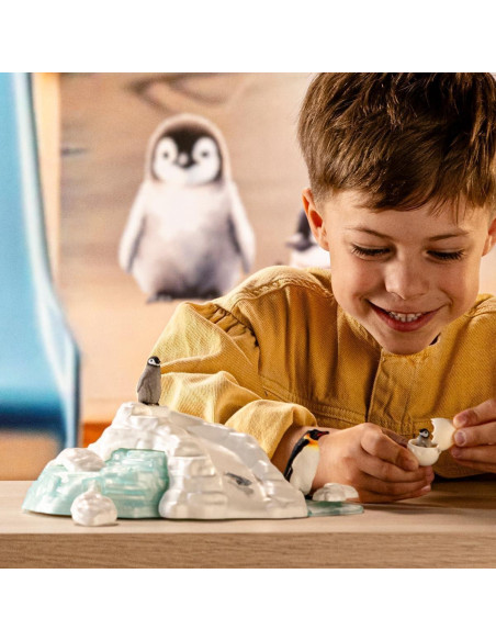 Pingüinos de Diversión Familiar Schleich 24.5x8.3 cm