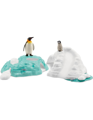 Pingüinos de Diversión Familiar Schleich 24.5x8.3 cm