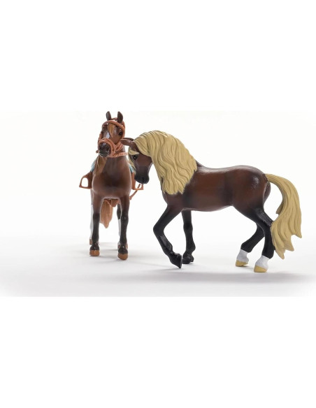 Juego de Juguetes Caballo Paso Peruano Schleich 4 Piezas