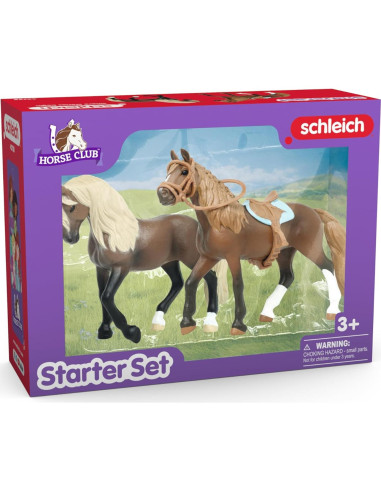 Juego de Juguetes Caballo Paso Peruano Schleich 4 Piezas