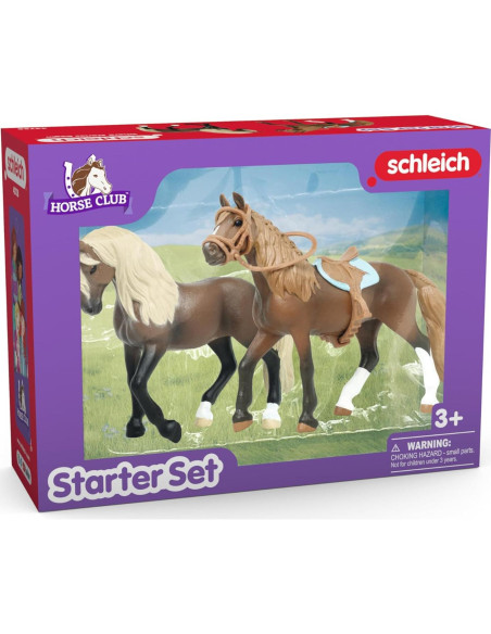 Juego de Juguetes Caballo Paso Peruano Schleich 4 Piezas