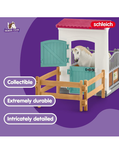 Schleich Club de Caballos - Establo 21 Piezas con Yegua