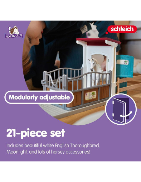 Schleich Club de Caballos - Establo 21 Piezas con Yegua