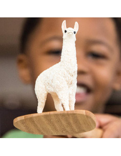 Figura de Llama Schleich - Mundo de Granja, 7.1x3.0x9.7 cm 2