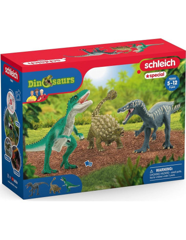 Juego de Dinosaurios Schleich Giganotosaurus Baryonyx