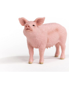 Figura de Cerdo de Juguete Schleich Mundo de Granja 5.8 cm 2