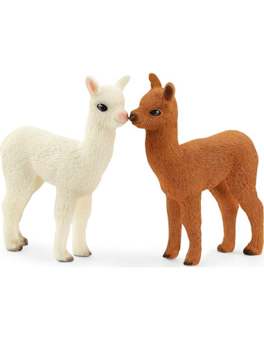 Juego de Alpacas Schleich Farm World 4 Piezas 13.5x5.8 cm