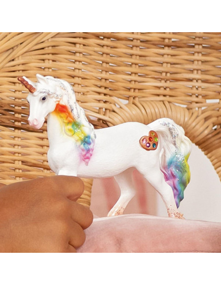 Figura Yegua Unicornio Rainbow Love Schleich 15.5 cm