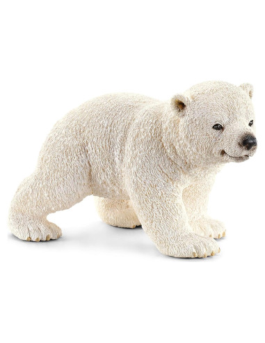 Cachorro de Oso Polar Schleich - Juguete Realista 6.6cm