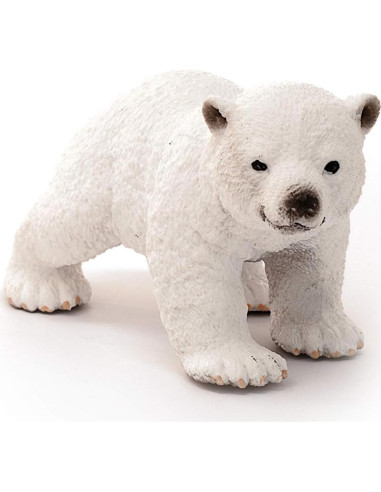 Cachorro de Oso Polar Schleich - Juguete Realista 6.6cm