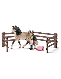 Juego de Juguetes Schleich Horse Club 9 Piezas Caballo Andaluz