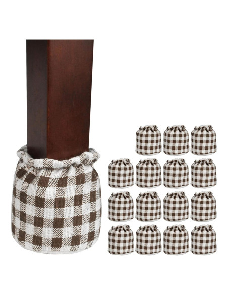 Cubiertas Antideslizantes para Patas de Muebles Yoption - 16 Piezas