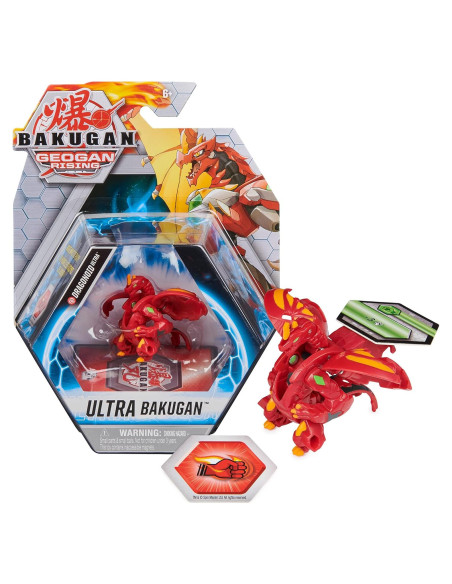 Bakugan Ultra Dragonoid 7.62 cm con BakuCores y cartas