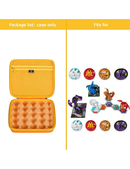 Caja de Almacenamiento Tourmate para Juguetes Bakugan 25 Piezas Caja de Almacenamiento Tourmate para Juguetes Bakugan 25 Piezas