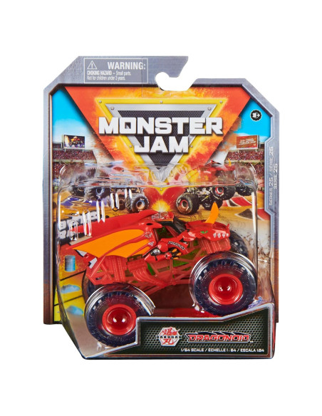 Camión Monstruo Monster Jam Dragonoid 1:64 con Accesorio Camión Monstruo Monster Jam Dragonoid 1:64 con Accesorio