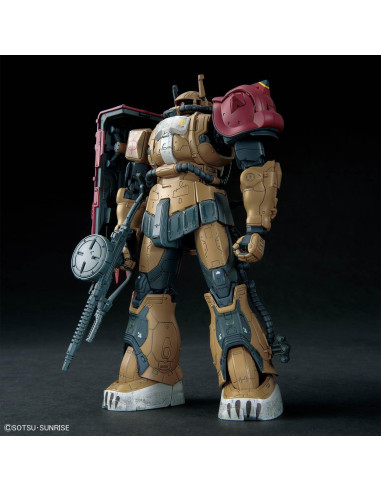 Modelo Zaku II F Type Solari Bandai HG 1/144 Detalles CGI