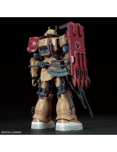 Modelo Zaku II F Type Solari Bandai HG 1/144 Detalles CGI