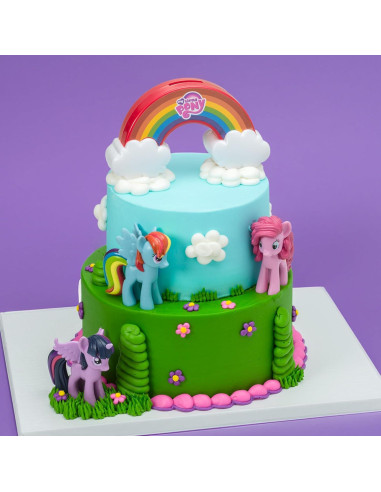 DecoSet My Little Pony Toppers de Pastel 4 Piezas