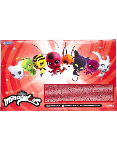 Figuras Kwami Miraculous Bandai Pack 8 - Tikki, Plagg y más