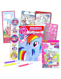 Libro para Colorear My Little Pony - 96 Páginas y Stickers