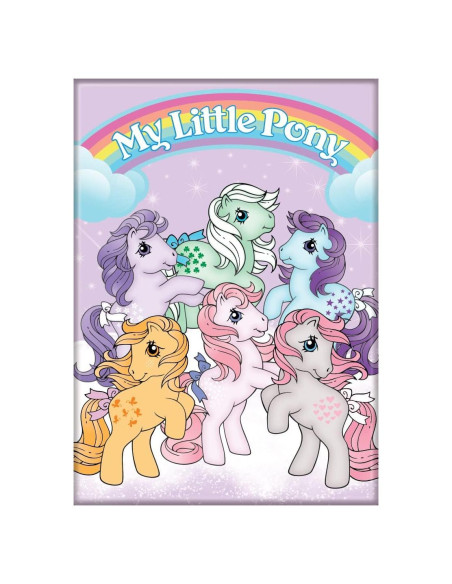 Imán Ata-Boy Mi Pequeño Pony Retro 6.35 x 8.89 cm Imán Ata-Boy Mi Pequeño Pony Retro 6.35 x 8.89 cm