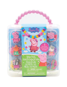 Kit de Collares Peppa Pig Tara Toys 5 charms y 150 cuentas 2