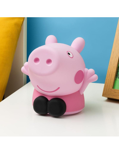 Lámpara Nocturna Peppa Pig Paladone 15 cm Recargable