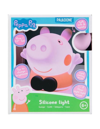 Lámpara Nocturna Peppa Pig Paladone 15 cm Recargable