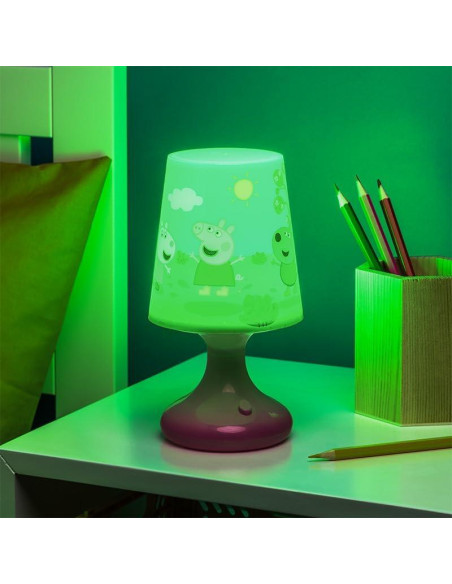Lámpara de Mesa Peppa Pig Paladone Luz Nocturna 18.5 cm