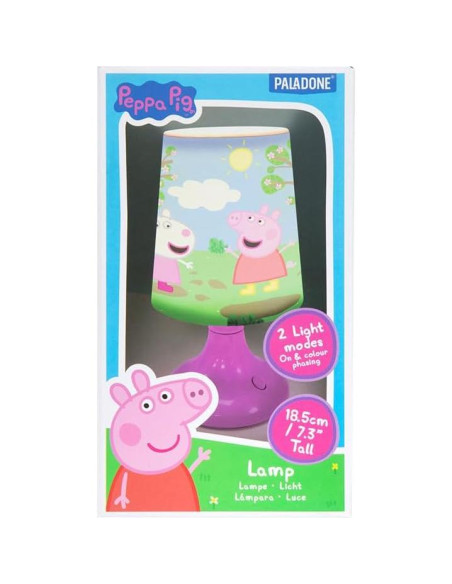 Lámpara de Mesa Peppa Pig Paladone Luz Nocturna 18.5 cm
