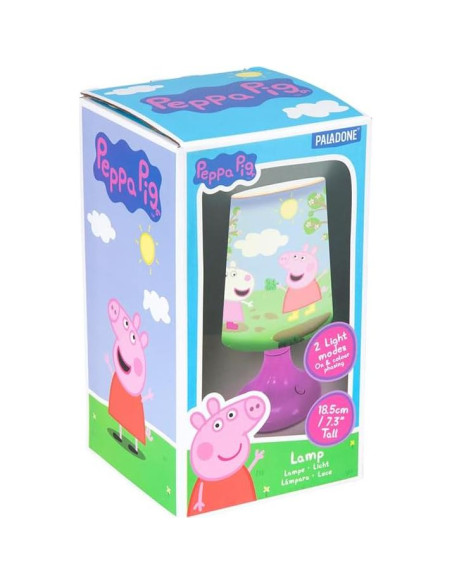Lámpara de Mesa Peppa Pig Paladone Luz Nocturna 18.5 cm