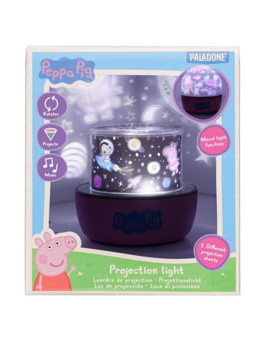 Luz Proyector Peppa Pig Paladone - 4 Modos y Sonidos