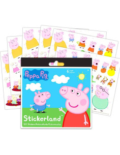 Stickers de Peppa Pig - 12 Hojas para Fiesta Infantil 2
