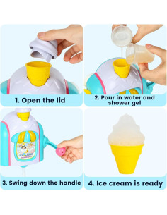 Juguete de baño Eaistose para niños 3-5 años - Máquina de burbujas 2