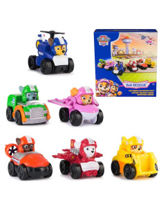 Conjunto de Coches de Juguete PAW Patrol - 6 Piezas para Niños 3+