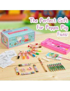 Kit de Dibujo Peppa Pig 41 Piezas Estuche de Arte Niños 2