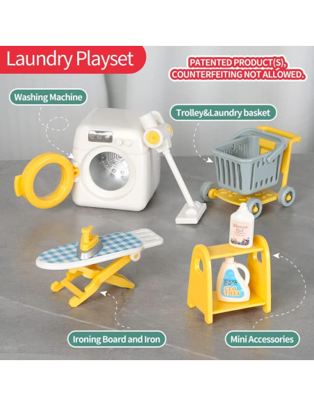 Juego de Muebles para Casa de Muñecas TAKIHON 4 Piezas