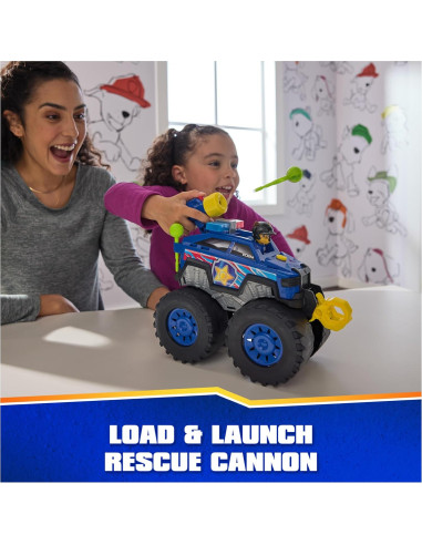 Camión de Juguete PAW Patrol Chase con Lanzador y Luces