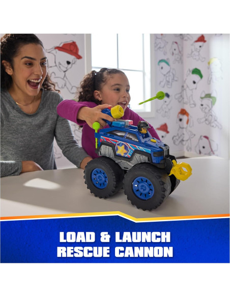 Camión de Juguete PAW Patrol Chase con Lanzador y Luces