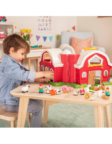 Juego de Granja Battat - 25 Piezas con Animales y Accesorios