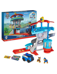 Juego de Torre de Vigilancia Paw Patrol con Chase y Cruiser