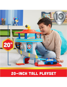 Juego de Torre de Vigilancia Paw Patrol con Chase y Cruiser 2